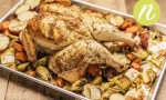 Whole Roasted Chicken with Root Vegetables
