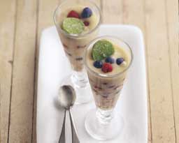 Key Lime Parfaits with Berries
