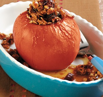 Vermont Maple Crunch Baked Apples