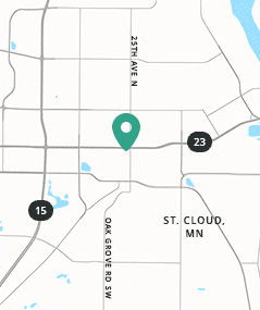 Map of St Cloud, MN