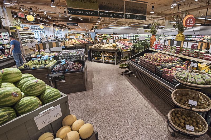 Interior produce section
