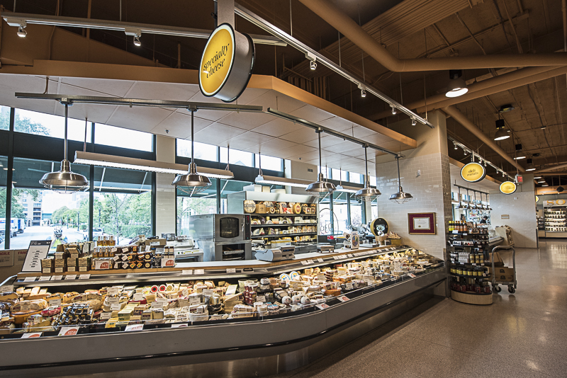 Interior cheese display