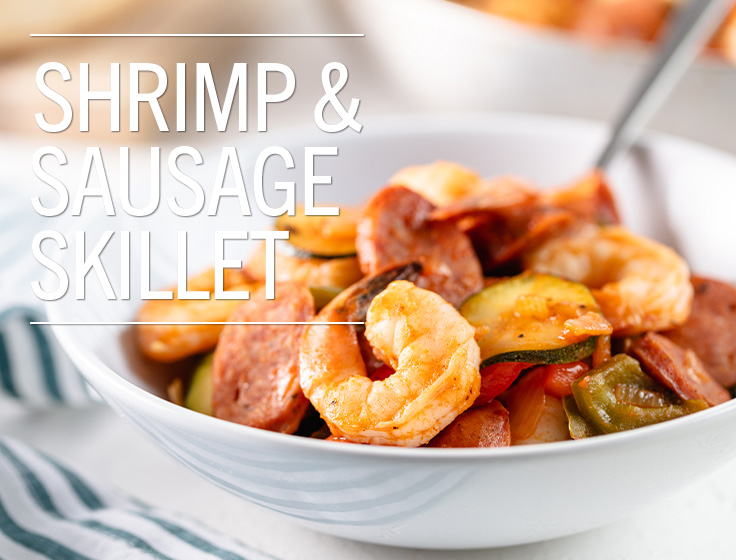 Shrimp & Sausage Skillet