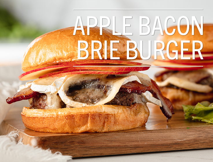 Apple Bacon Brie Burger