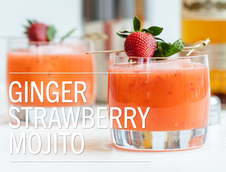 Ginger Strawberry Mojito