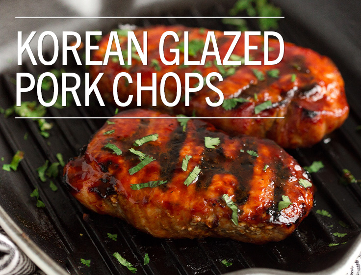 Korean Glazed Pork Chops