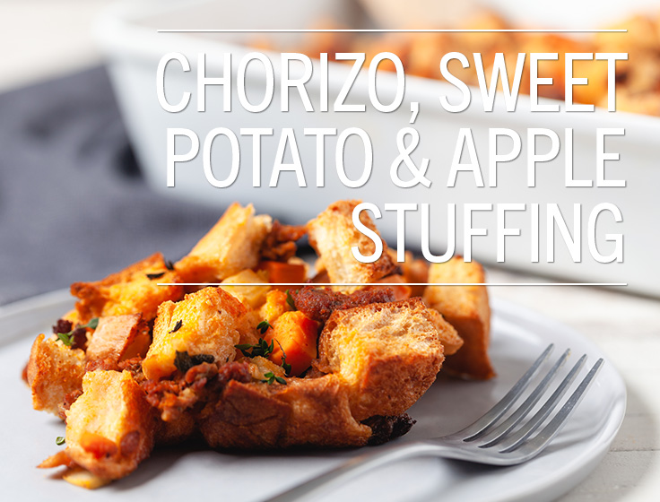 Chorizo Sweet Potato & Apple Stuffing