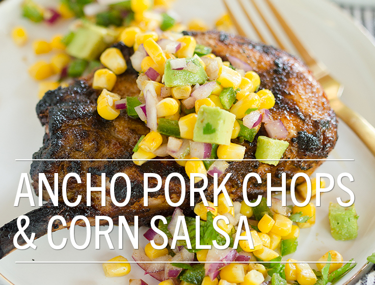 Grilled Ancho Lime Pork Chops