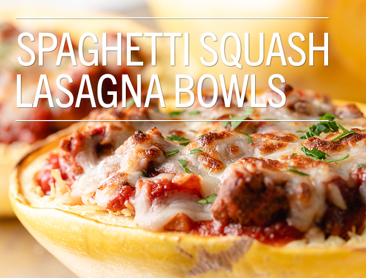 Spaghetti Squash Lasagna Bowls