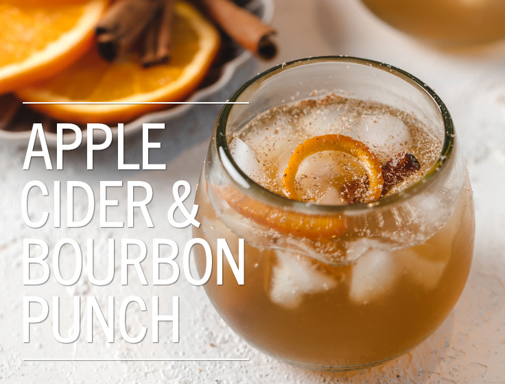 Apple Cider & Bourbon Punch