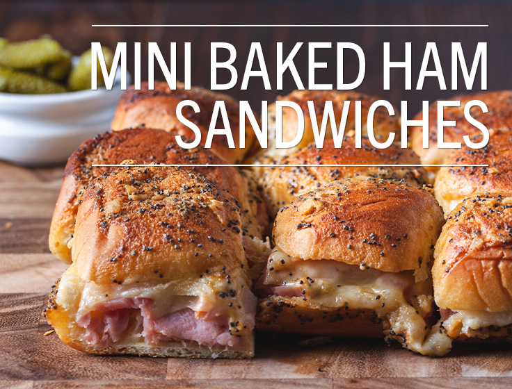 Mini Baked Ham Sandwiches