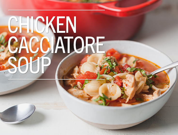 Chicken Caccatore Soup