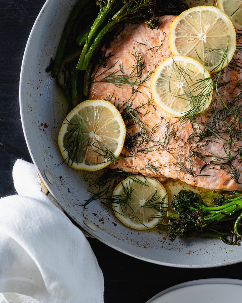 BUTTER-ROASTED SALMON