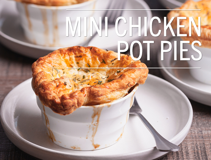 Mini chicken pot pie