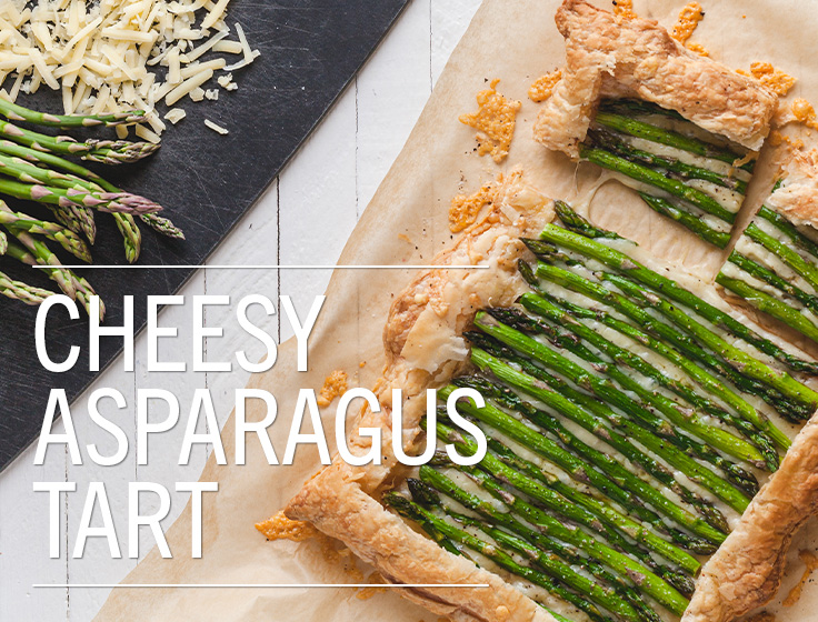 Cheesy Asparagus Tart