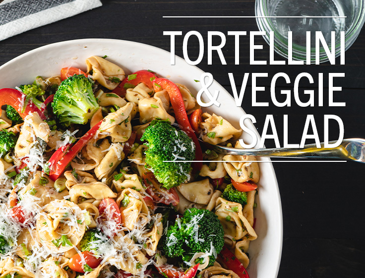 Tortellini & Veggie Salad
