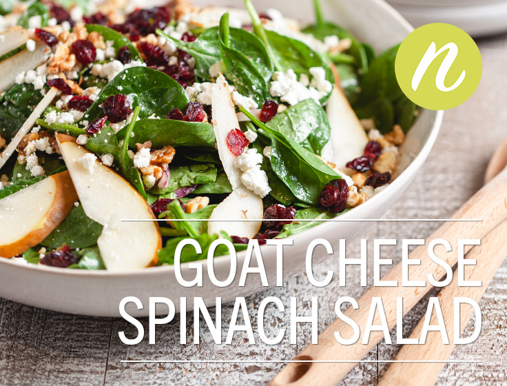 Goat Cheese Spinach Salad