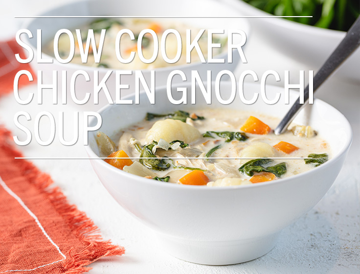 Slow Cooker Chicken Gnocchi Soup