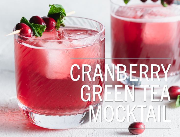 Cranberry Green Tea Mocktail