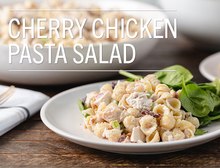 Cherry Chicken Pasta Salad