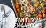 Sheet-Pan Tuscan Chicken & Veggies