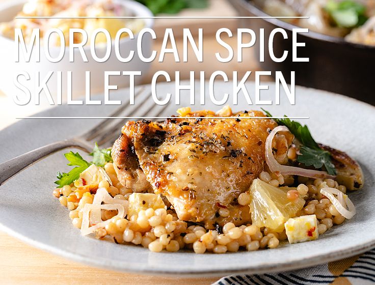Moroccan Spice Skillet Chicken