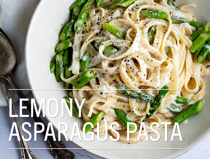 Lemony Asparagus Pasta