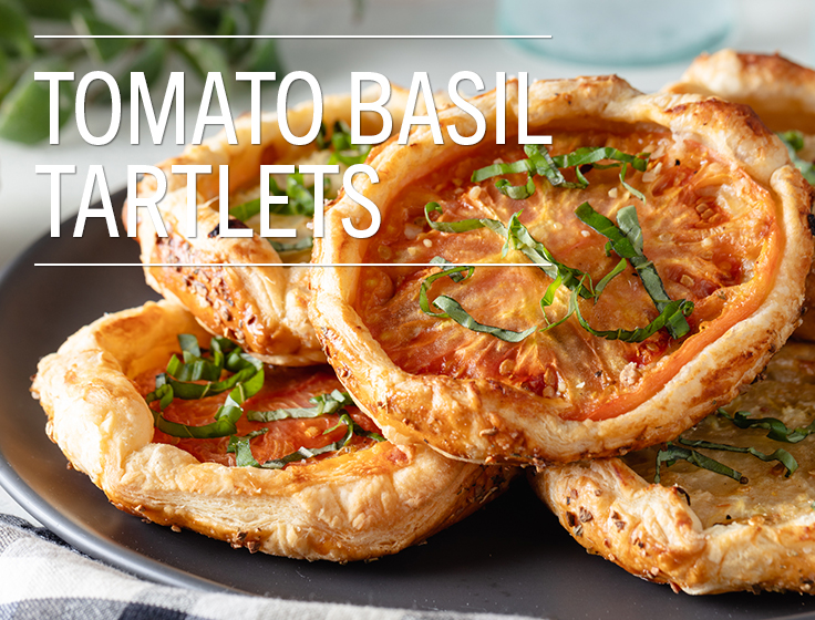 Tomato Basil Tartlets