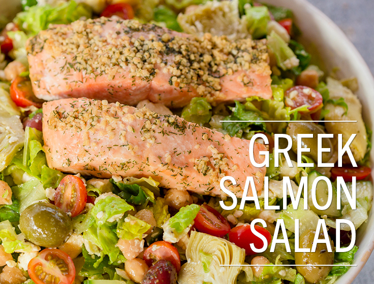 Greek Salmon Salad