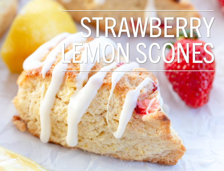 Strawberry Lemon Scones