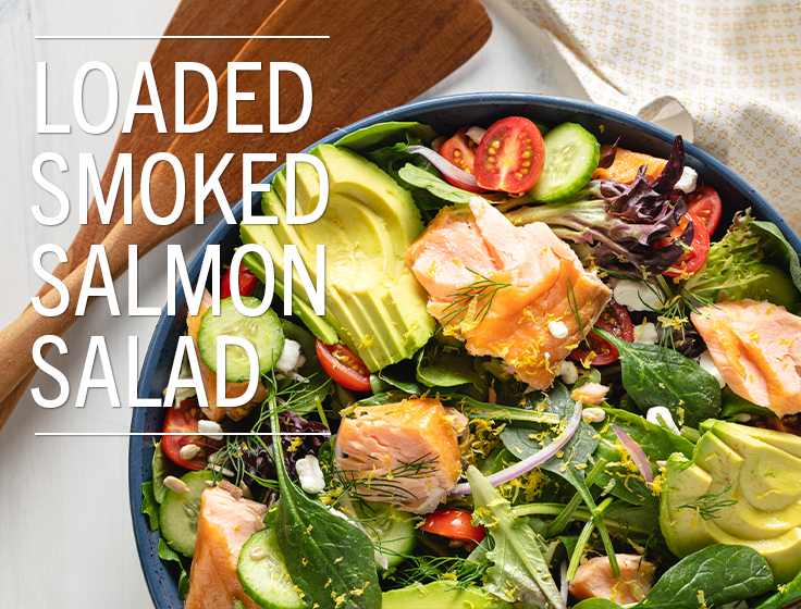 Loaded Smoked Salmon Salad