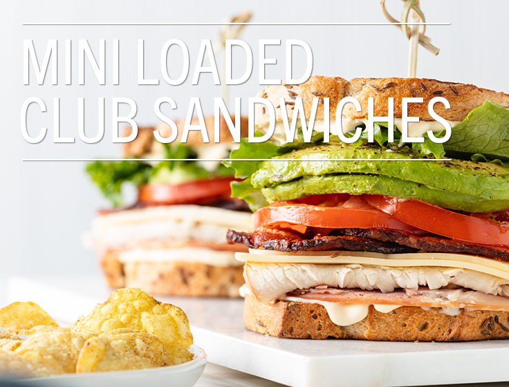 Mini Loaded Club Sandwiches