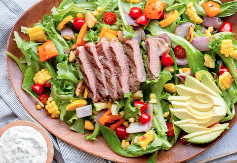 Grilled Steak & Vegetable Salad