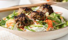 Grilled Meatball Vermicelli Salad