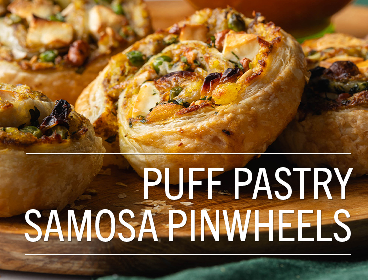 Puff Pastry Samosa Pinwheels