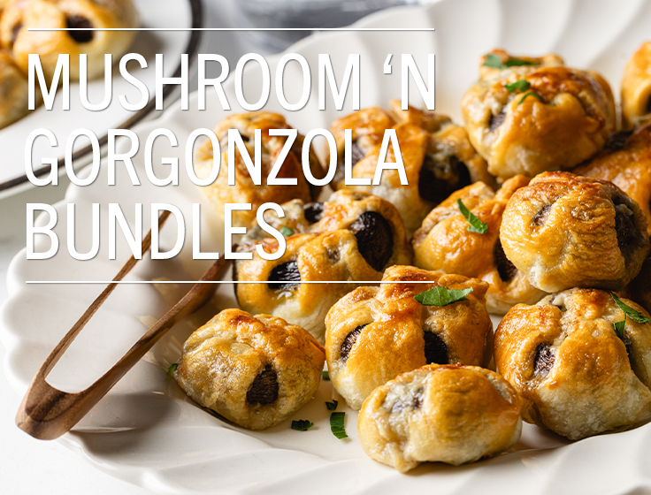 5-Step Mushroom & Gorgonzola Bundles